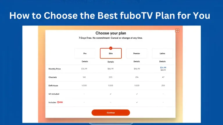 How to Choose the Best fuboTV Plan for You